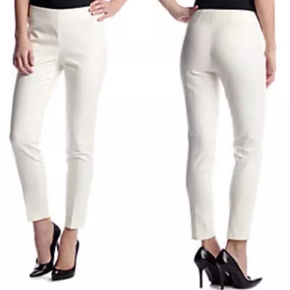 Vince Camuto Womens New Suit Dress Casual Pants Slacks 12 Large Ivory NWT